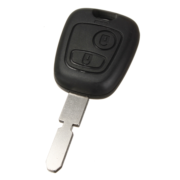 

2 Button Remote Key shell Fob Case Blade for Peugeot 407 107 205 206 207 307 406
